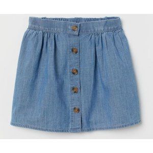 H&M Kid's Chambray Twill Skirt 8-9Y